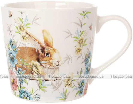 Кружка фарфоровая Happy Rabbit 450мл