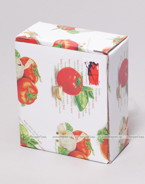 Набір спецовників Bona Tomatoes (сіль/перець) на металевій підставці