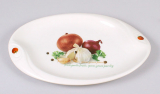 Блюдо сервировочное Bona Fresh Salad "Лук чеснок" овальное 30х20см