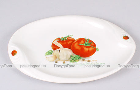 Блюдо сервировочное Bona Fresh Salad "Помидоры" овальное 30х20см