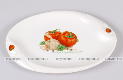 Блюдо сервировочное Bona Fresh Salad "Помидоры" овальное 25х17см
