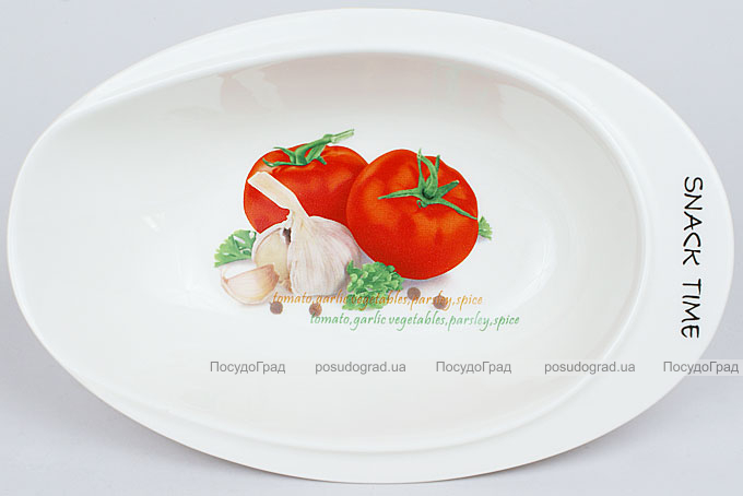 Салатник Fresh Salad "Помидоры" фарфор 23х15см