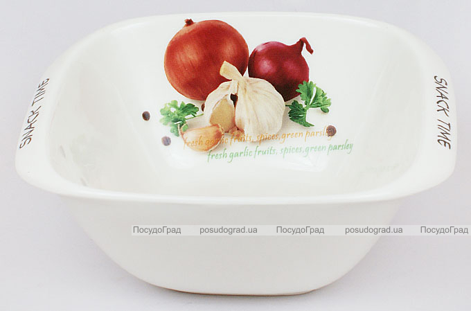 Салатник Fresh Salad "Лук часник" порцеляна 17х14см