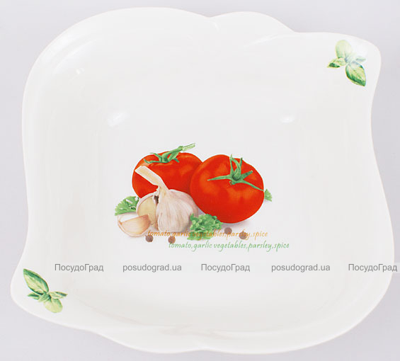 Салатник Fresh Salad "Помидоры" фарфор 20х20см