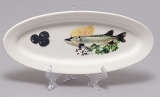Блюдо для риби Sea Food "Оливки, лимон, зелень" овальне 26х10см
