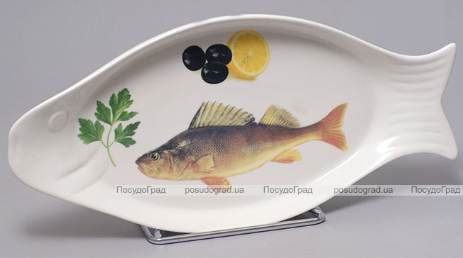 Блюдо для рыбы Sea Food "Рыбка 1" 38х19см