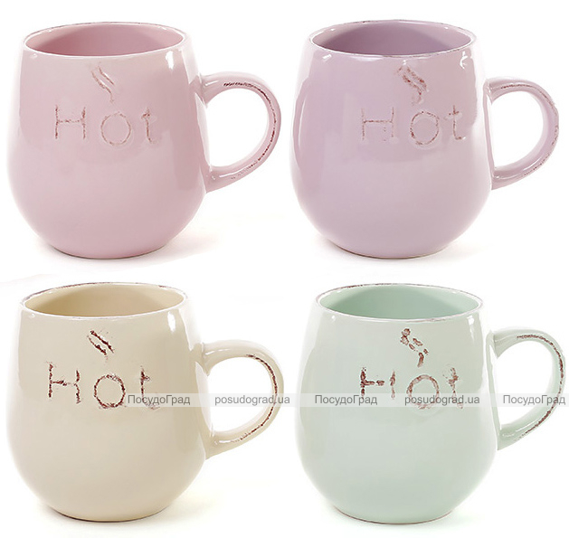 Кружка Shabby Chic "Hot" 520мл керамика