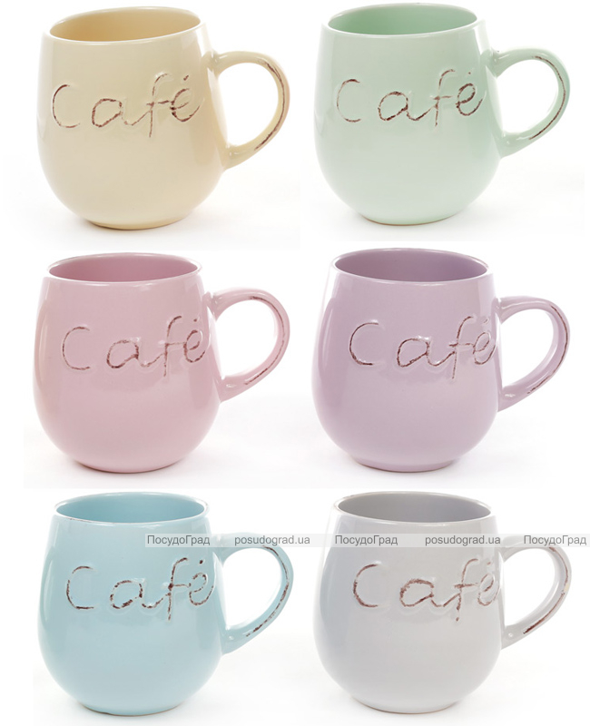Кружка Shabby Chic "Cafe" 570мл керамика