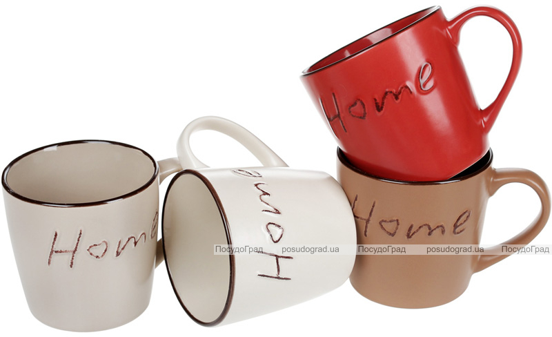 Кружка Shabby Chic "Home" 310мл, кераміка матова