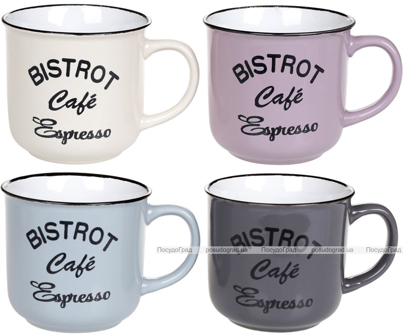 Кружка керамическая Cafe Bistrot 500мл