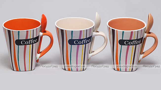 Кружка Tasty Coffee 355мл з ложкою
