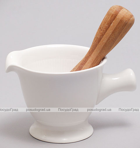 Ступа порцелянова з товкачем Ceram-Bamboo 16,7см