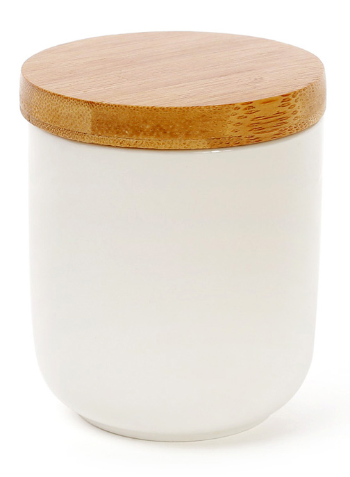 Банка Ceram-Bamboo 650мл для сипучих продуктів з бамбуковою кришкою