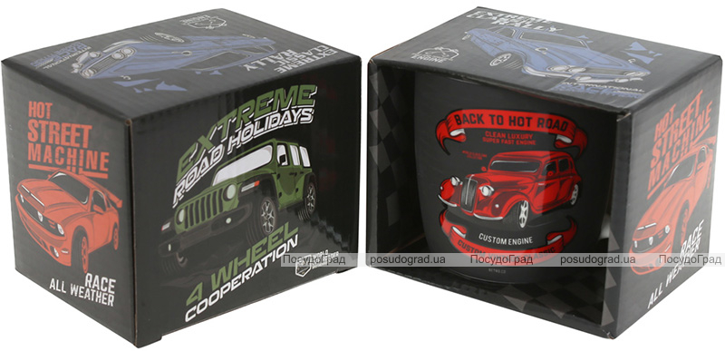 Кружка порцелянова "Cool Cars" 350мл
