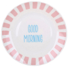 Набор 4 фарфоровые тарелки "Italia Good Morning" Ø20.5см, цветные