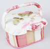 Шкатулка для рукоділля "Весна в Парижі Pink Band", 23x19x14см