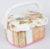 Шкатулка для рукоділля "Весна в Парижі Beige Band", 23x19x14см