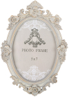 Фоторамка овальная для фото 13х18см "Цветочный Орнамент" 17.5х26см