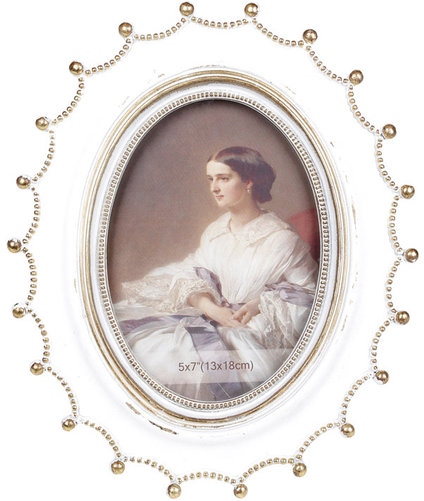 Фоторамка Tudor «Raicio White» для фото 12х17см, полістоун