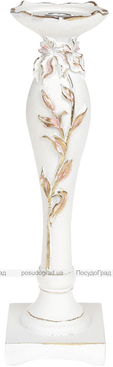 Підсвічник "Saaling" Лілія 10.5х10.5х34.5см, shabby chic
