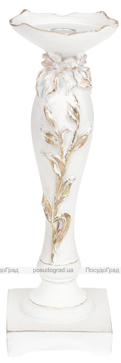 Підсвічник "Saaling" Лілія 10х10х30.5см, shabby chic