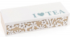 Коробка-шкатулка "I Love Tea" для чаю та цукру 3-х секційна 24x9x6см