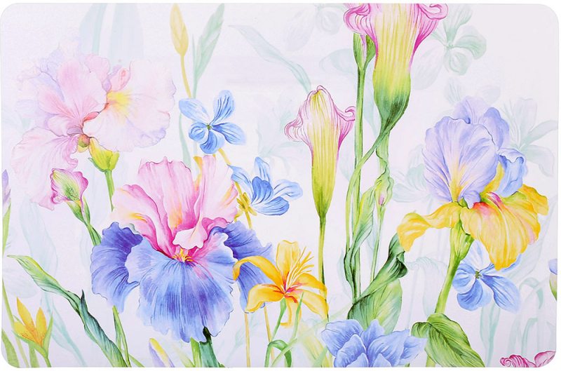 Набір 12 сервірувальних серветок 28x43см підтарільники Floral-090, поліпропілен