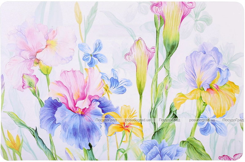 Набір 12 сервірувальних серветок 28x43см підтарільники Floral-090, поліпропілен