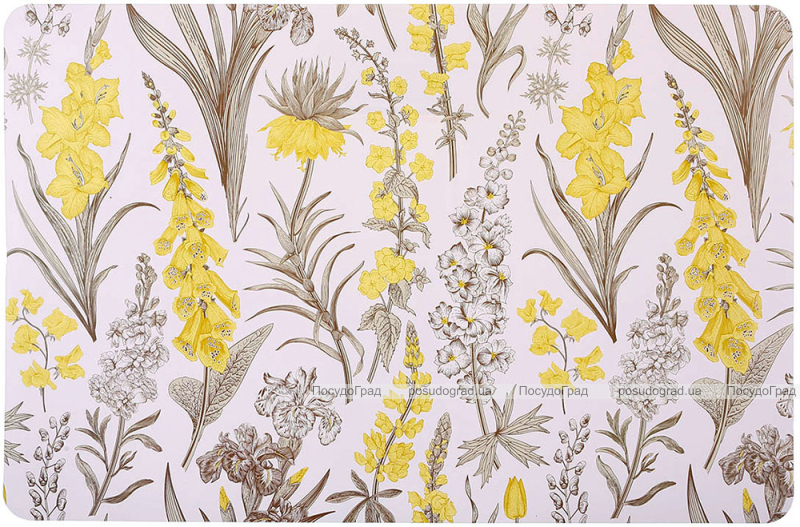 Набір 12 сервірувальних серветок 28x43см підтарільники Floral-095, поліпропілен