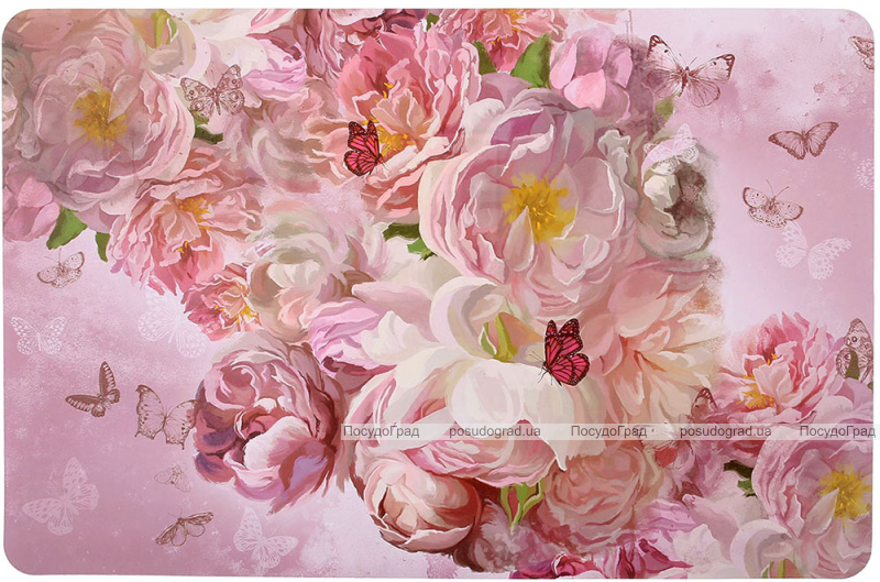 Набор 12 сервировочных салфеток 28x43см, подтарельники Floral-100, полипропилен