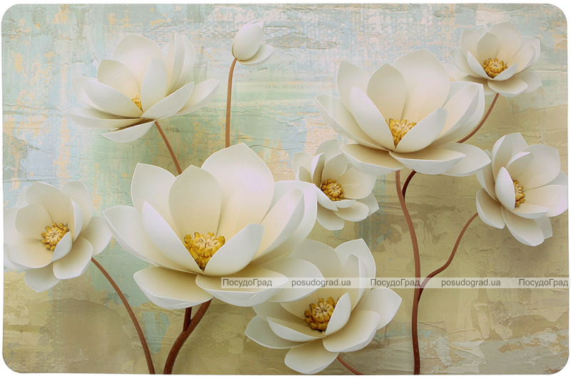 Набор 12 сервировочных салфеток 28x43см, подтарельники Floral-106, полипропилен