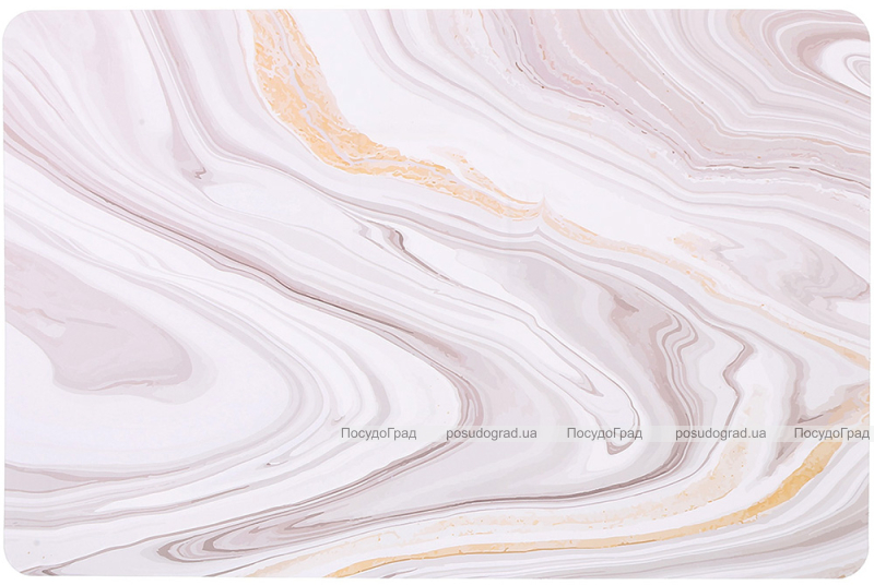Набір 12 сервірувальних серветок 28x43см підтарільники Marble-111, поліпропілен