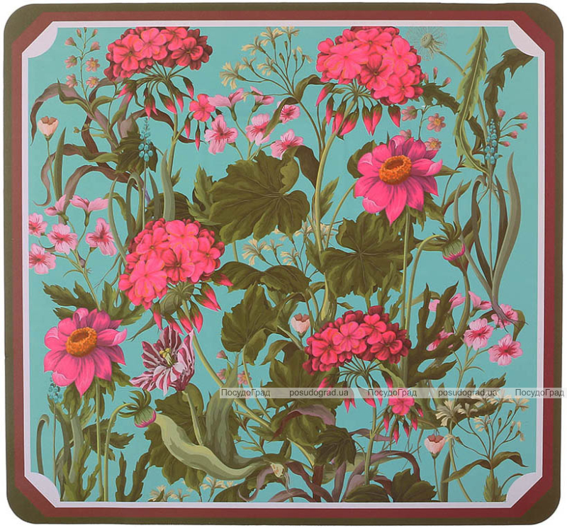 Набір 12 сервірувальних серветок 28x30см підтарільники Floral-116, поліпропілен