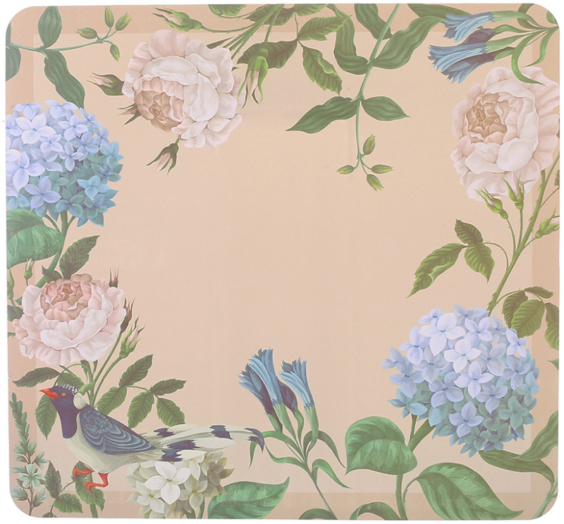 Набір 12 сервірувальних серветок 28x30см підтарільники Floral-120, поліпропілен