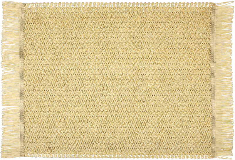 Набір 6 льняних підтарельників "Rustic Beige" 30х45см, прямокутні