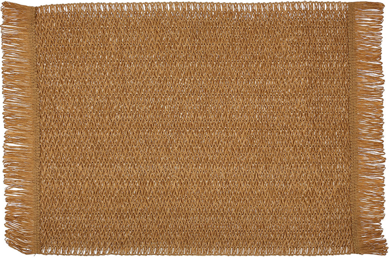 Набір 6 льняних підтарельників "Rustic Brown" 30х45см, прямокутні