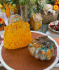 Гарбуз декоративний скляний "Royal Glass Decor" ручна робота, Ø18х15.5см