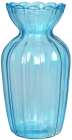 Ваза скляна настільна "Flower Glass" Ø9х20см, блакитна
