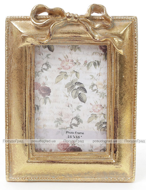 Фоторамка "Золотий Бант" фото 6.4х9см (кольори зістареного золота)