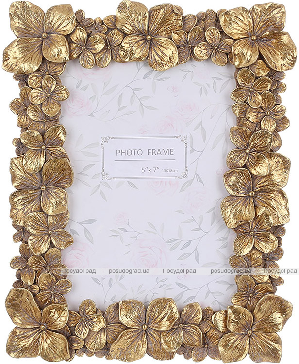 Фоторамка Chatoyer "Flowers Gold" для фото 13х18см