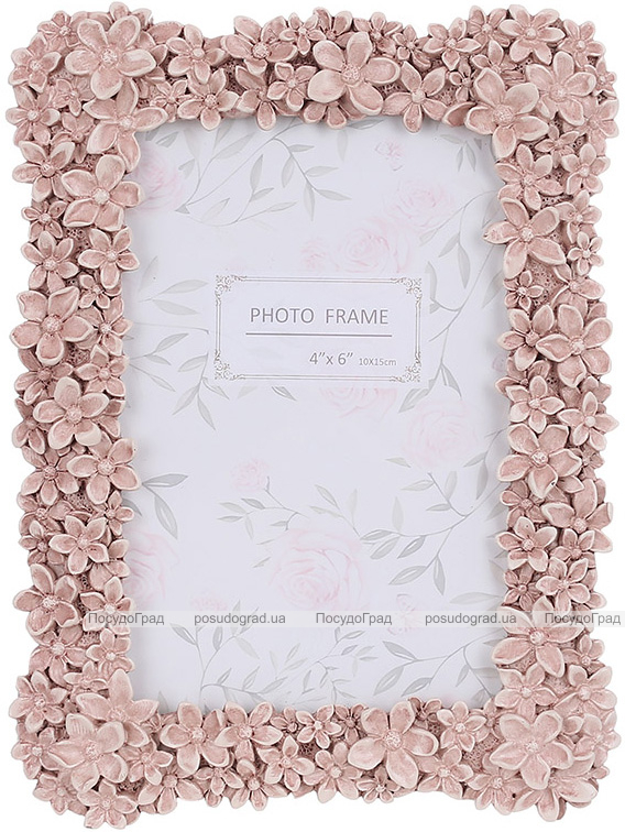 Фоторамка Chatoyer "Flowers Pink" для фото 10х15см, рожеві квіти