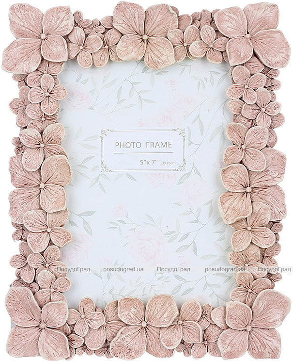 Фоторамка Chatoyer "Flowers Pink Frame" для фото 12х17см, рожеві квіти