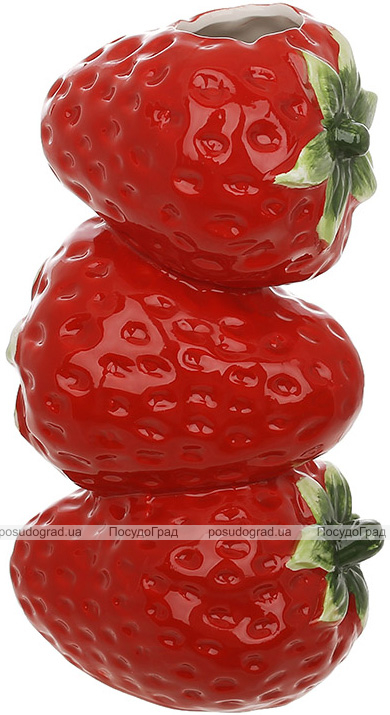 Ваза Strawberry фарфоровая декоративная, 20см, диаметр 11см