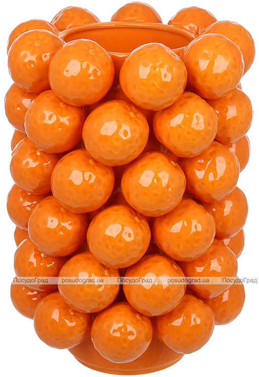 Ваза порцелянова "Orange" Ø23х33см з рельєфним декором оранжеві апельсини
