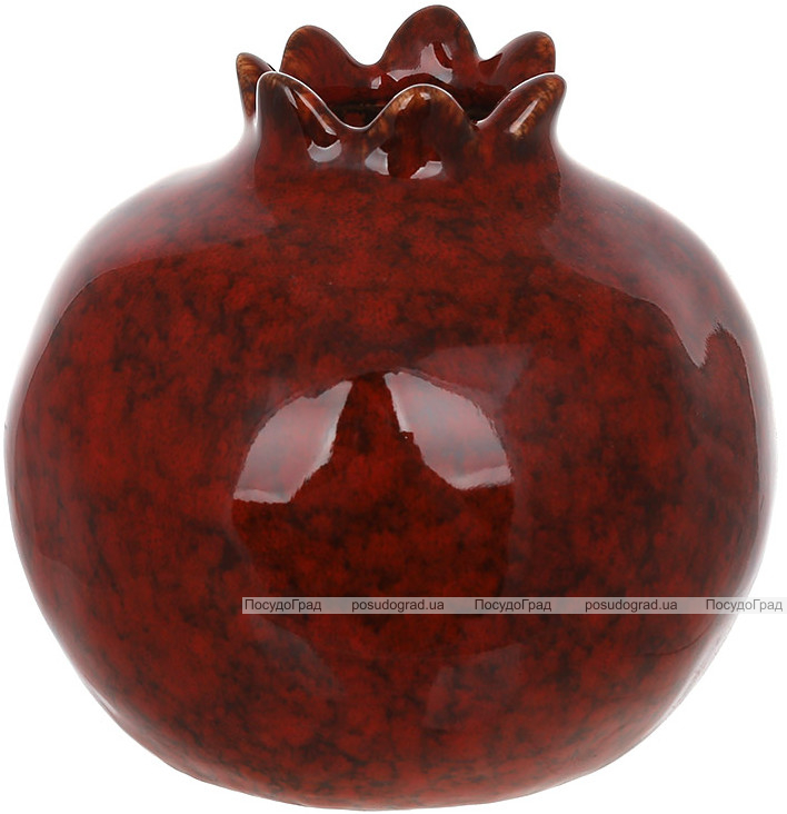 Ваза порцелянова "Pomegranate" Ø9х8см, бордовий гранат