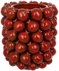 Ваза порцелянова "Pomegranate" Ø24х27см, бордова