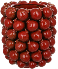 Ваза порцелянова "Pomegranate" Ø24х27см, бордова