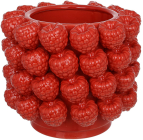 Ваза порцелянова "Raspberry" Ø23x20см червона малина