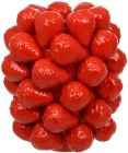 Ваза порцелянова "Strawberries" Ø21x24см, червона полуниця