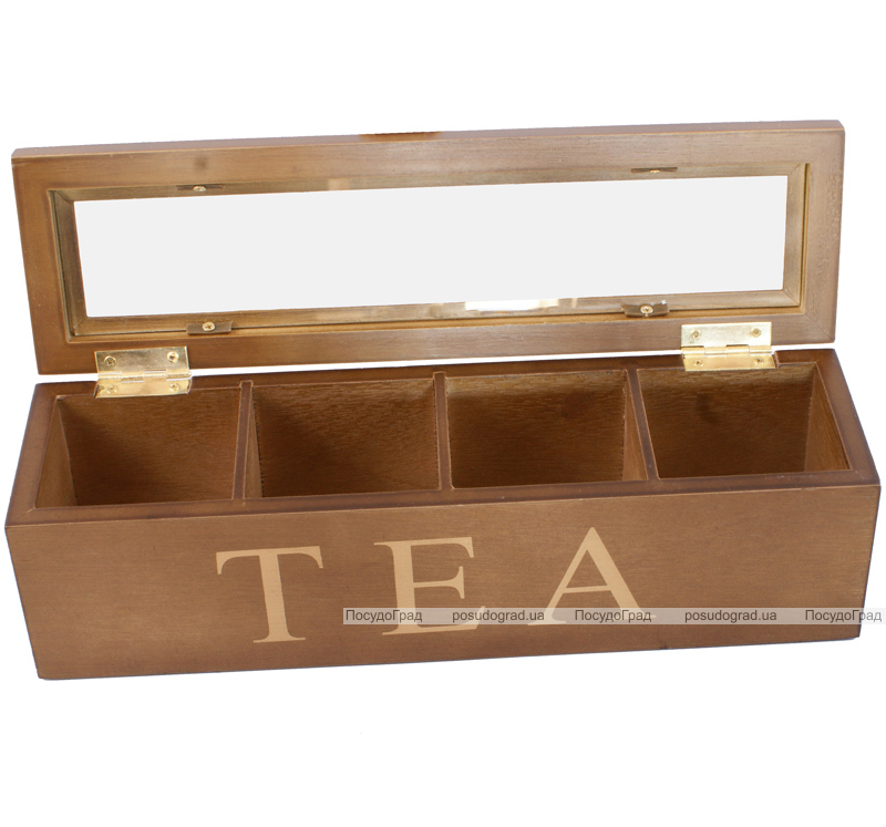 Коробка для чаю TEA 4-х секційна
